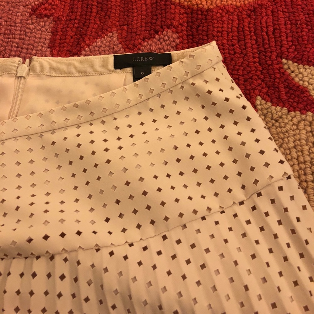 J. Crew Blush Pleated Skirt - Picture 2 of 3